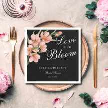 Liebe ist in Bloom Pink Cherry Blossom Brautparty