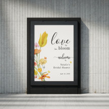 Liebe ist in Bloom Spring Brautparty Begrüßungszei