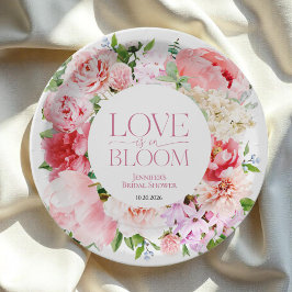 Liebe ist in Bloom | Wild Garden Frame Brautparty Pappteller