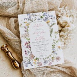 Liebe ist in Bloom Wildblume Brautparty Einladung