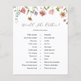 Liebe ist in Bloom Wildblume, würde sie eher Spiel