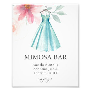 Liebe ist in Blüte Brautparty Mimosa Bar Schild