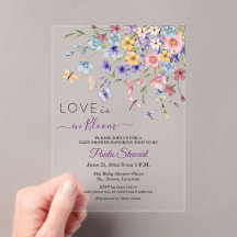 Liebe ist in Blüte Libellen Baby Shower