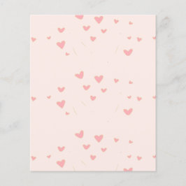 Liebe ist in den rosa Herzen