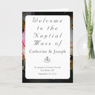 Liebe ist in der Bloom Nuptial Mass mit Foto Programm