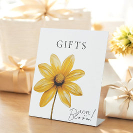 Liebe ist in der Blüte minimales blumengeschmückte Sockelschild