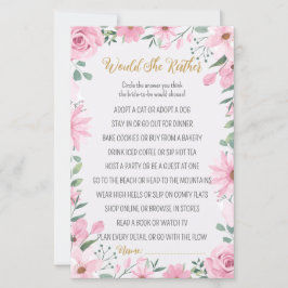 Liebe ist in der Blütendusche würde sie eher spiel