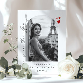 Liebe ist in der Luft Brautparty Foto Willkommen Poster