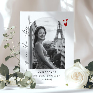 Liebe ist in der Luft Brautparty Foto Willkommen Poster