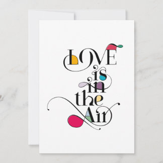 Liebe ist in der Luft Einladung