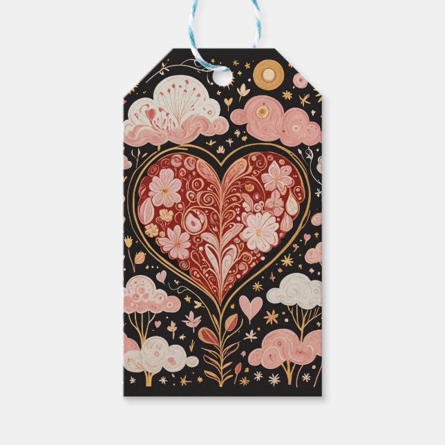 Liebe ist in der Luft Geschenkanhänger (Vorderseite)