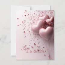 Liebe ist in der Luft - Herzballon Valentinstag
