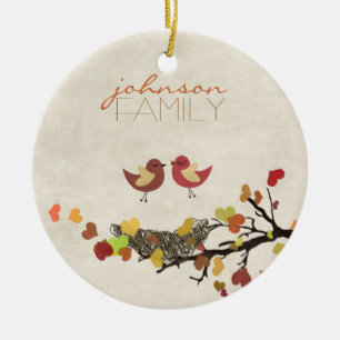 Liebe ist in der Luft Keramikornament