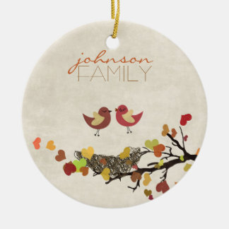 Liebe ist in der Luft Keramikornament