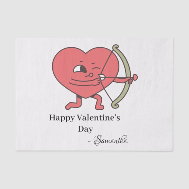 Liebe ist in der Luft: Kommen Sie zu uns für einen Seidenpapier (Vorderseite)