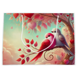 Liebe ist in der Luft Süße Vögel Große Geschenktüte