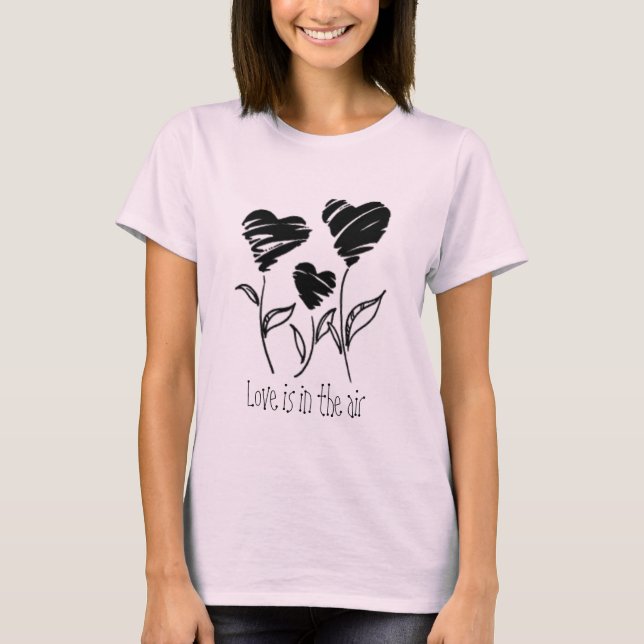 Liebe ist in der Luft T-Shirt (Vorderseite)