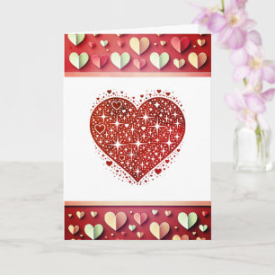 Liebe ist in der Luft" Valentinstag Card Karte