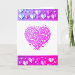 Liebe ist in der Luft" Valentinstag Card Karte
