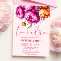 Liebe ist in voller Blüte rosa Pfingstrosen Brautp