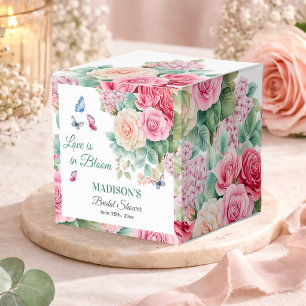 Liebe ist in voller Blüte Schmetterlinge Brautpart Geschenkschachtel