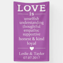 Liebe ist ... individuelle Name, Datum und Farbe B