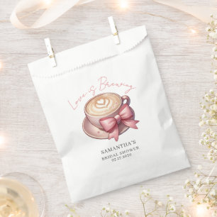 Liebe ist Kaffee Brautparty Geschenktütchen