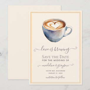 Liebe ist Kaffeepause Save The Date
