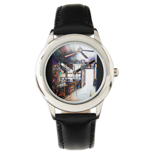 Liebe ist keine Mauer, sondern eine Brücke Armbanduhr (Vorderseite)