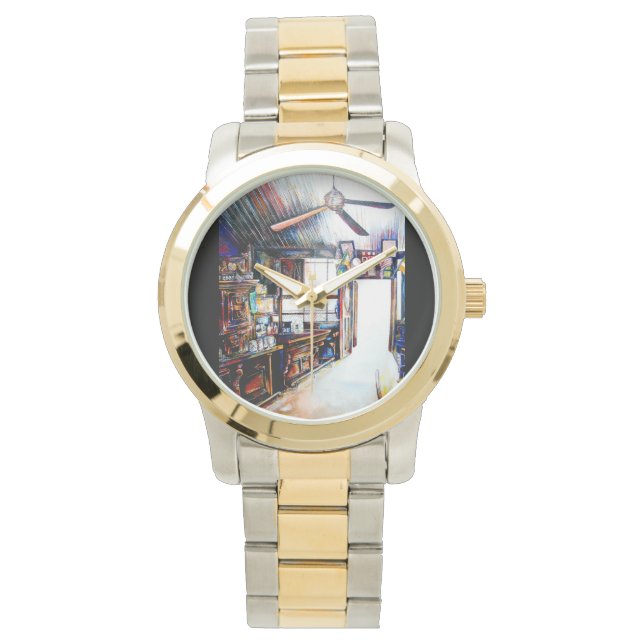 Liebe ist keine Mauer, sondern eine Brücke Armbanduhr (Vorderseite)