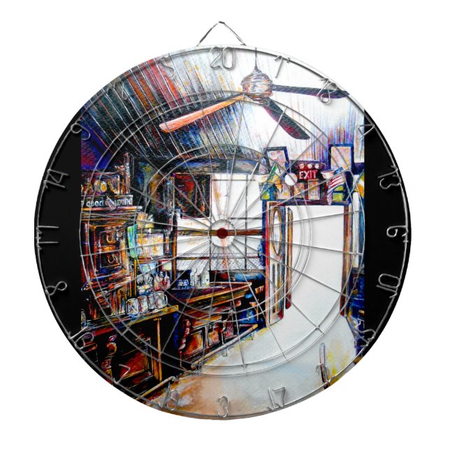 Liebe ist keine Mauer, sondern eine Brücke Dartscheibe (vorne)