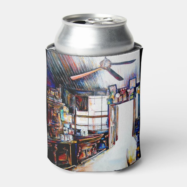 Liebe ist keine Mauer, sondern eine Brücke Dosenkühler (Kanne Vorderseite)