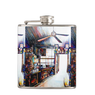 Liebe ist keine Mauer, sondern eine Brücke Flachmann