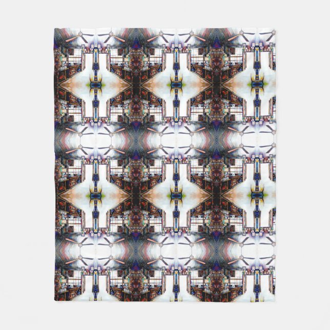 Liebe ist keine Mauer, sondern eine Brücke Fleecedecke (Vorderseite)