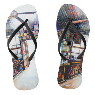 Liebe ist keine Mauer, sondern eine Brücke Flip Flops