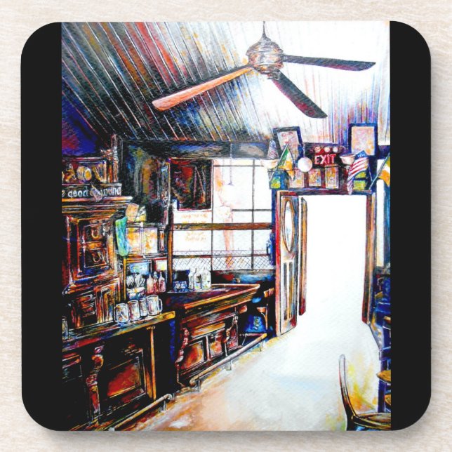 Liebe ist keine Mauer, sondern eine Brücke Getränkeuntersetzer (Vorderseite)