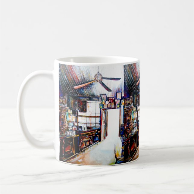 Liebe ist keine Mauer, sondern eine Brücke Kaffeetasse (Links)