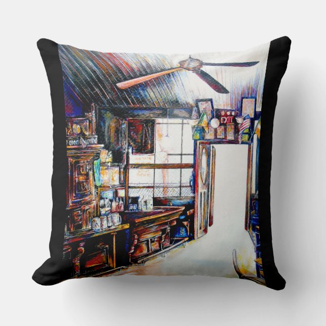 Liebe ist keine Mauer, sondern eine Brücke Kissen (Vorderseite)