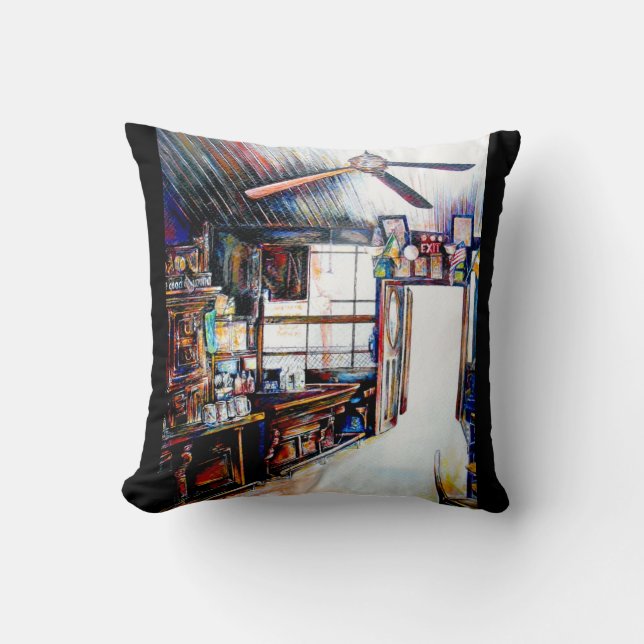 Liebe ist keine Mauer, sondern eine Brücke Kissen (Vorderseite)