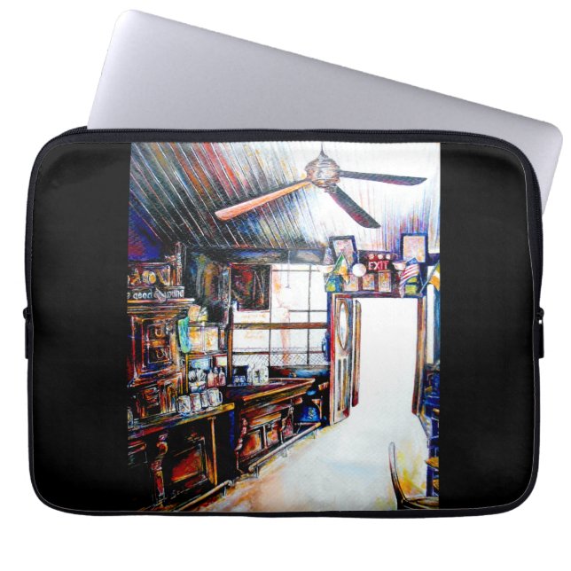 Liebe ist keine Mauer, sondern eine Brücke Laptopschutzhülle (Vorderseite)