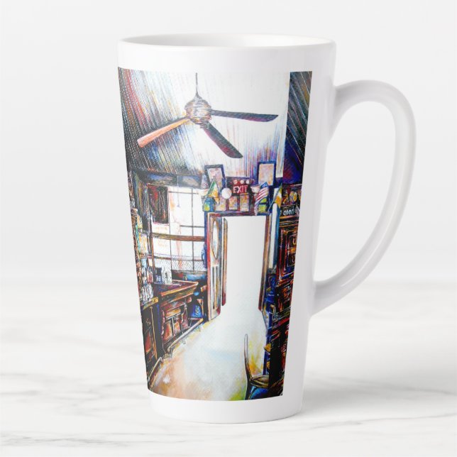 Liebe ist keine Mauer, sondern eine Brücke Milchtasse (Rechts)