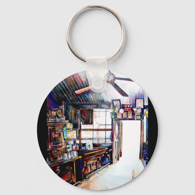 Liebe ist keine Mauer, sondern eine Brücke Schlüsselanhänger (Vorderseite)