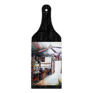 Liebe ist keine Mauer, sondern eine Brücke Schneidebrett