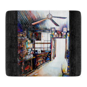 Liebe ist keine Mauer, sondern eine Brücke Schneidebrett