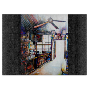 Liebe ist keine Mauer, sondern eine Brücke Schneidebrett