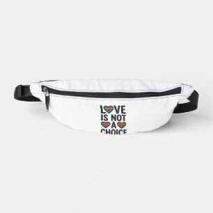 Liebe ist keine Wahl Regenbogen Stolz Vintage-Shir Bauchtasche