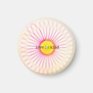 Liebe ist Kind Blume MAGNET