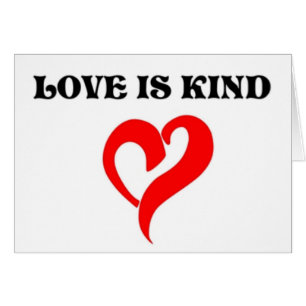 "LIEBE IST KIND" HERZ