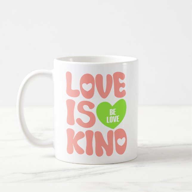 LIEBE IST KIND KAFFEETASSE (Links)