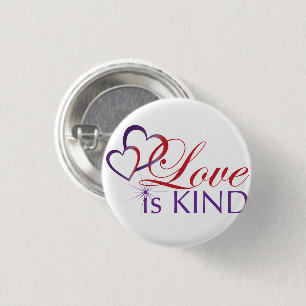Liebe ist Kind-Schaltfläche Button